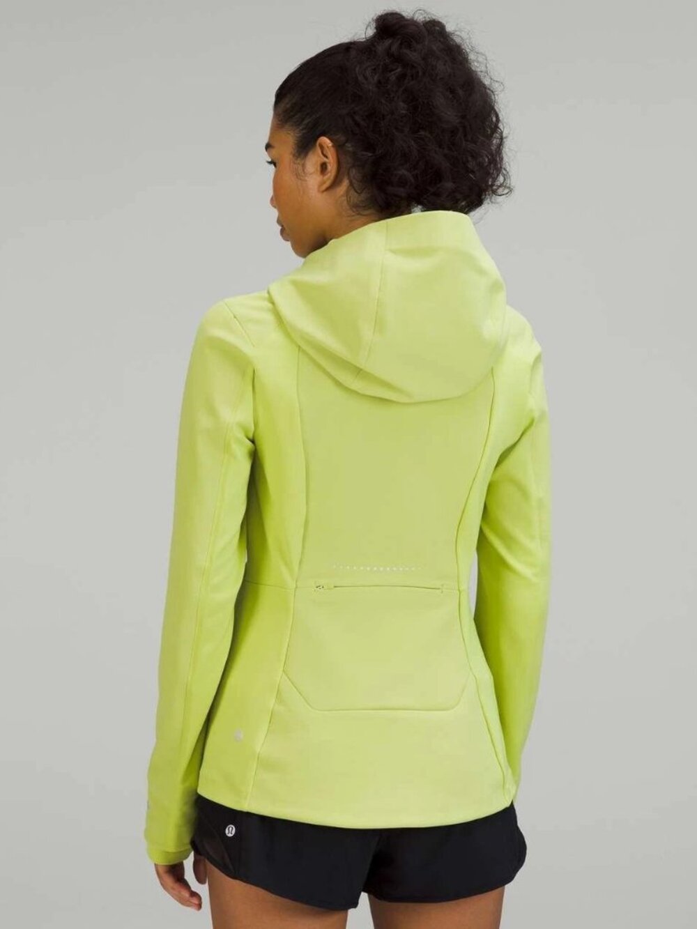 Lululemon RARE Cross Chill Jacket RepelShell, Zip, Reflective, Hood - Wasabi 6